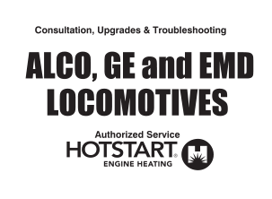 Consultation, Upgrades & Troubleshooting      ALCO, GE and EMD  LOCOMOTIVES